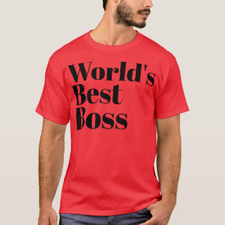 Camiseta Mejor Jefe del Mundo