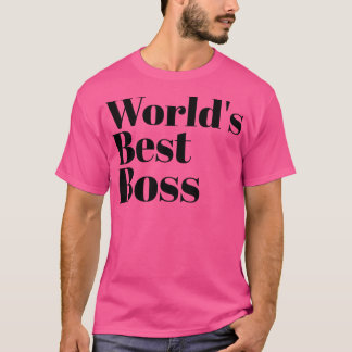 Camiseta Mejor Jefe del Mundo