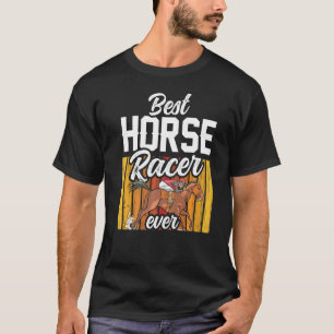 Camiseta Mejor jinete ecuestre corredor de caballos de todo