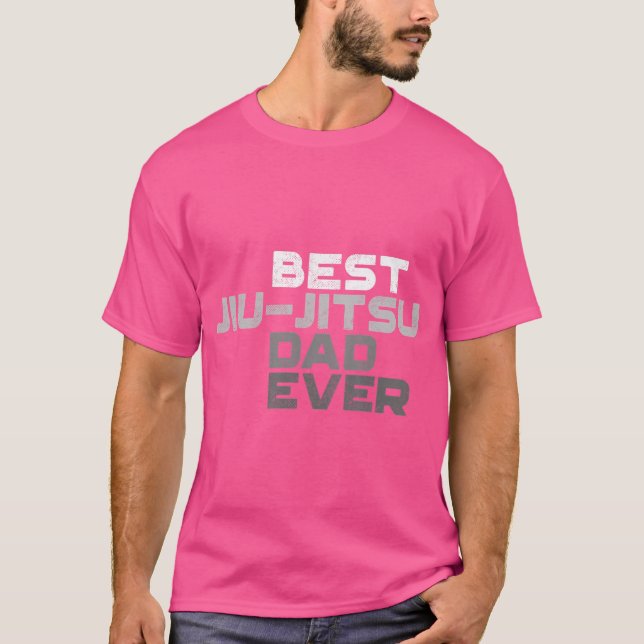 Camiseta Mejor Jiu - Jitsu Dad Ever Jiu Jitsu (Anverso)