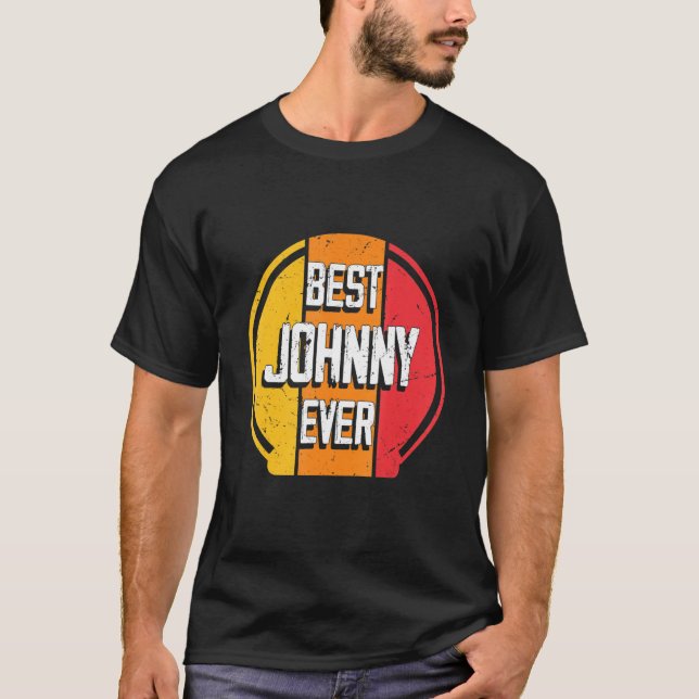 Camiseta Mejor Johnny Ever Funny Johnny Nombre (Anverso)