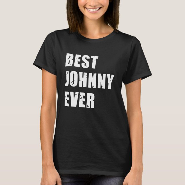 Camiseta Mejor Johnny Ever Team Johnny Idea (Anverso)