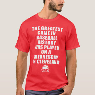 Camiseta Mejor juego de béisbol fue en un miércoles en bo