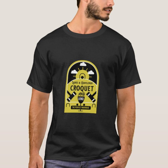 Camiseta Mejor juego de croquet divertido (Anverso)