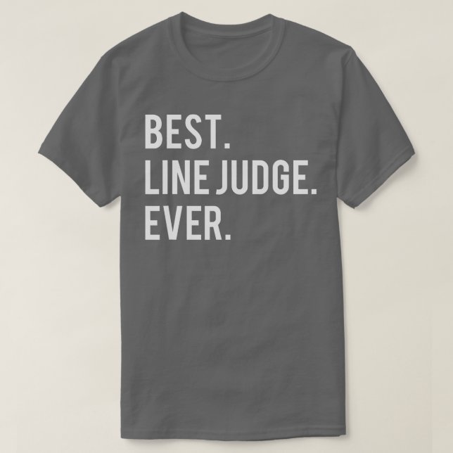 Camiseta Mejor Juez de Línea Siempre Funny Voleibol (Diseño del anverso)
