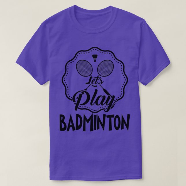 Camiseta Mejor jugador de bádminton 4 (Diseño del anverso)