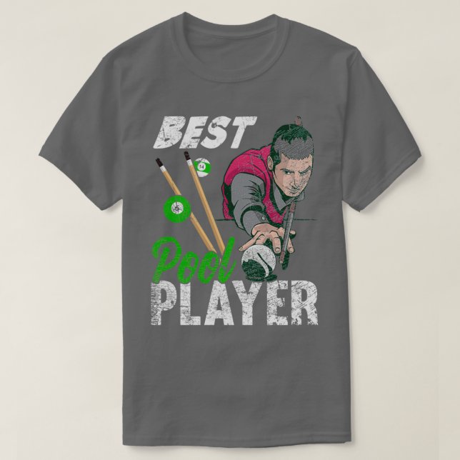 Camiseta Mejor jugador de billar Billiards Classic TShirt (Diseño del anverso)