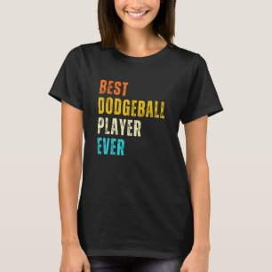 Camiseta Mejor jugador de dodgeball retro de todos los tiem