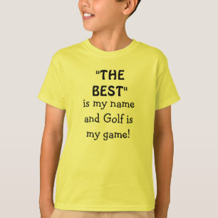 Camiseta Mejor Jugador de Golf Frase