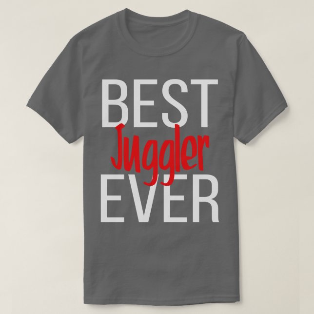 Camiseta Mejor Juggler Ever 2 (Diseño del anverso)