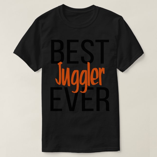 Camiseta Mejor Juggler Ever 3 (Diseño del anverso)