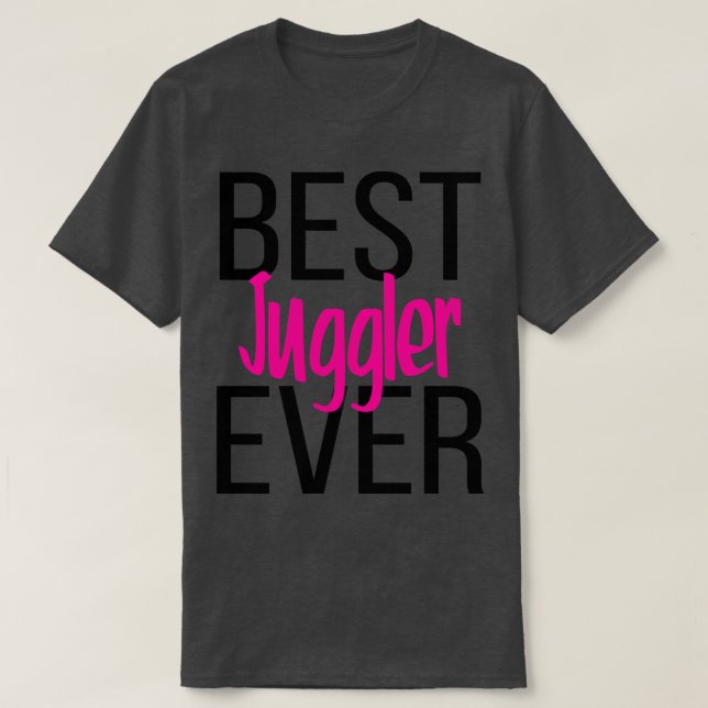 Camiseta Mejor Juggler Ever 4 (Diseño del anverso)
