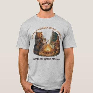 Camiseta Mejor Juntos - Aventura en la fogata de los amigos