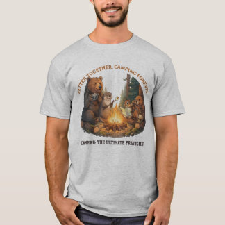 Camiseta Mejor Juntos - Aventura en la fogata de los amigos