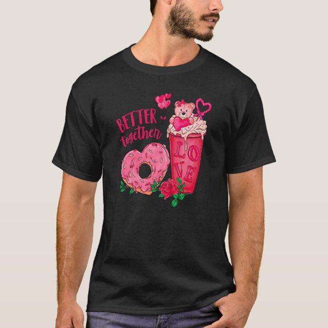 Camiseta Mejor Juntos Parejas De Mujeres (Anverso)