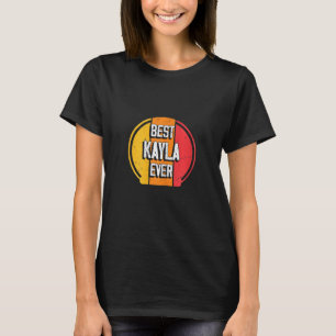 Camiseta Mejor Kayla Cada Difícil Nombre De Kayla