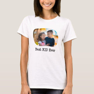 Camiseta Mejor KID subir tu foto de familia horizontal