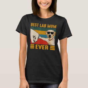 Camiseta Mejor Laboratorio Mamá Jamás Perro Vintage