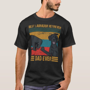 Camiseta Mejor Labrador Recuperador Papá Vintage Mejor Labo
