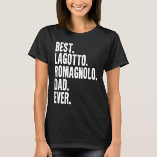 Camiseta Mejor Lagotador a Romagnolo Dad Dueño De Perro Pap