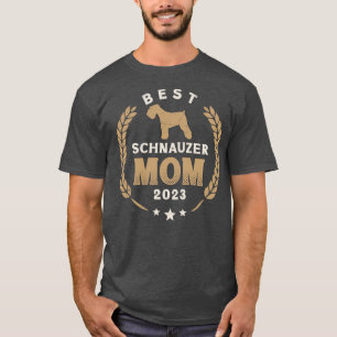 Camiseta Mejor Laurel de Perro Schnauzer de Schnauzer 2023