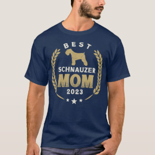 Camiseta Mejor Laurel de Perro Schnauzer de Schnauzer 2023