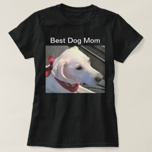 Camiseta Mejor lechón mamá Labrador Blanco Mezclar negro