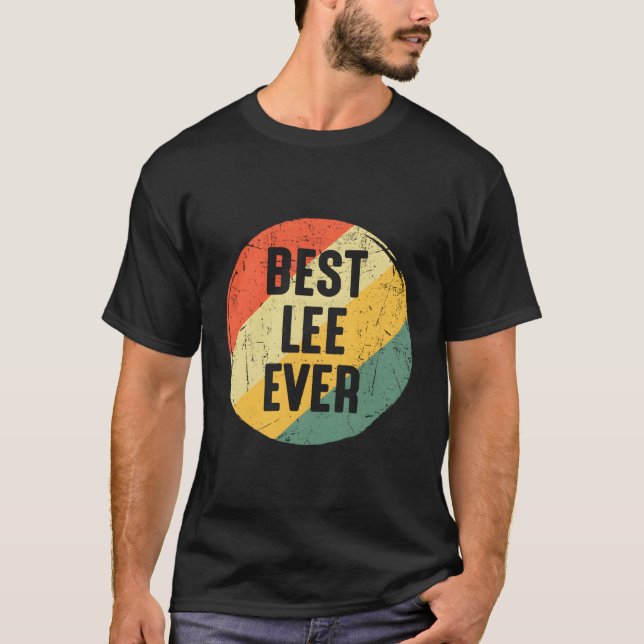 Camiseta Mejor Lee para el nombre de Lee (Anverso)
