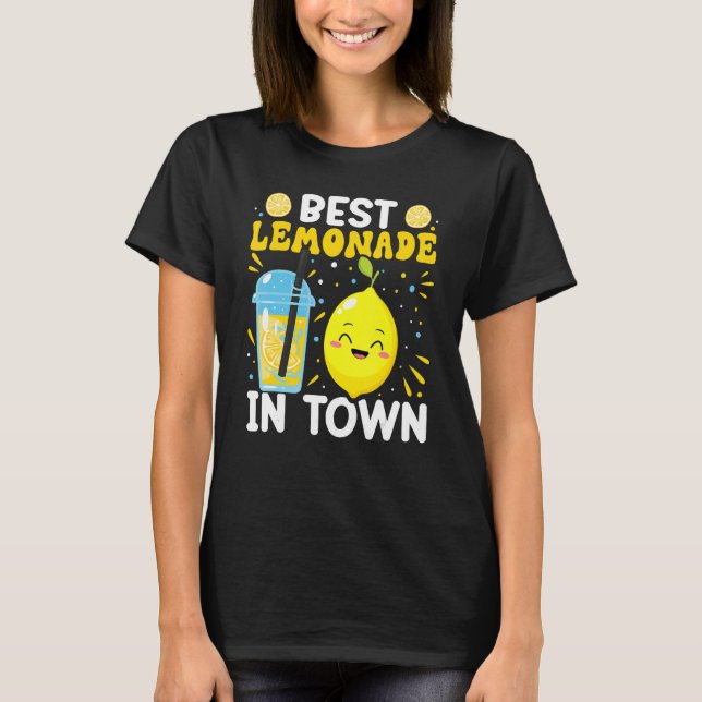 Camiseta Mejor Lemonade De La Ciudad Para El Stand De Lemon (Anverso)