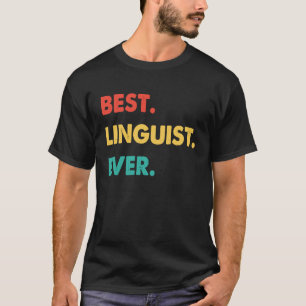 Camiseta Mejor Lingüista del Retro