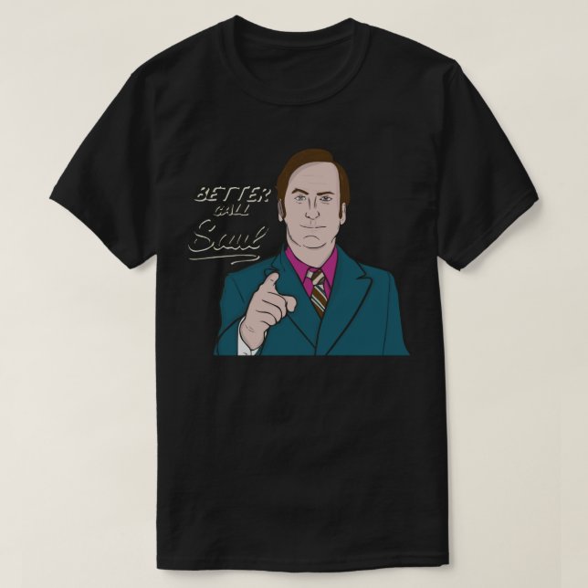 Camiseta Mejor llama a Saul 4 (Diseño del anverso)