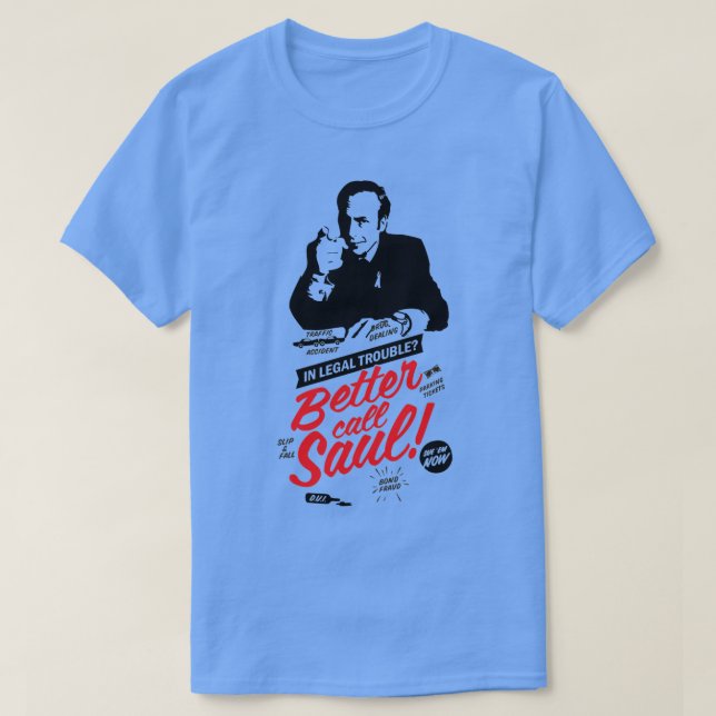 Camiseta Mejor llama a Saul Goodman (Diseño del anverso)