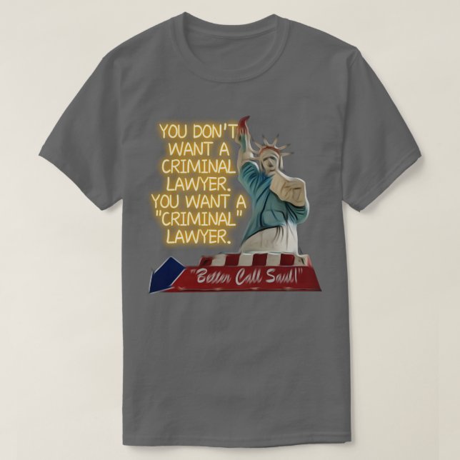 Camiseta Mejor Llamar A Saul (Diseño del anverso)