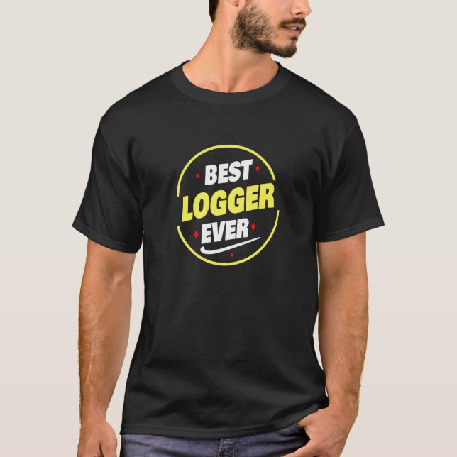 Camiseta Mejor Logger de grabación de audio (Anverso)
