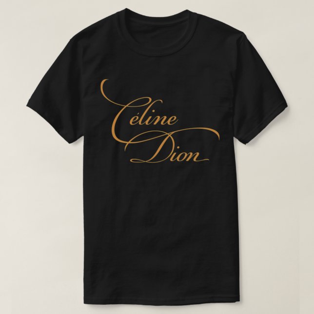 Camiseta Mejor logo del cantante Celine Classic T-Shirt (Diseño del anverso)