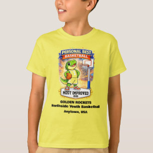 Camiseta Mejor logro personal juvenil de baloncesto – Premi