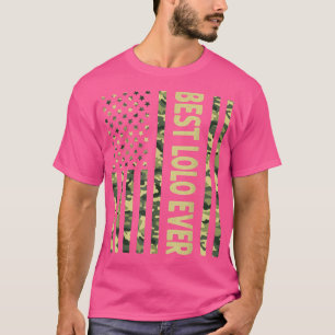 Camiseta Mejor Lolo Nunca Abuelo Funny con Bandera Estadoun