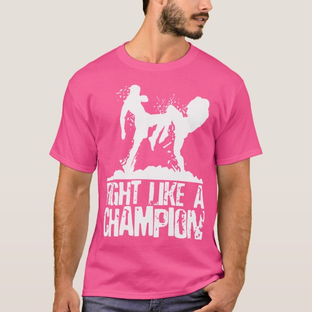 Camiseta Mejor luchador K1 contra el deporte nocturno Marci (Anverso)