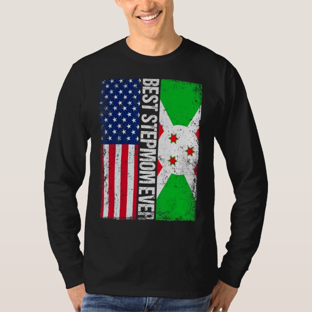 Camiseta Mejor madrastra en el Día de la Madre Burundi Band (Anverso)
