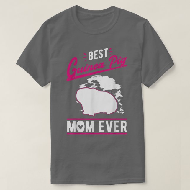 Camiseta Mejor Madre Cerdo De Guinea (Diseño del anverso)