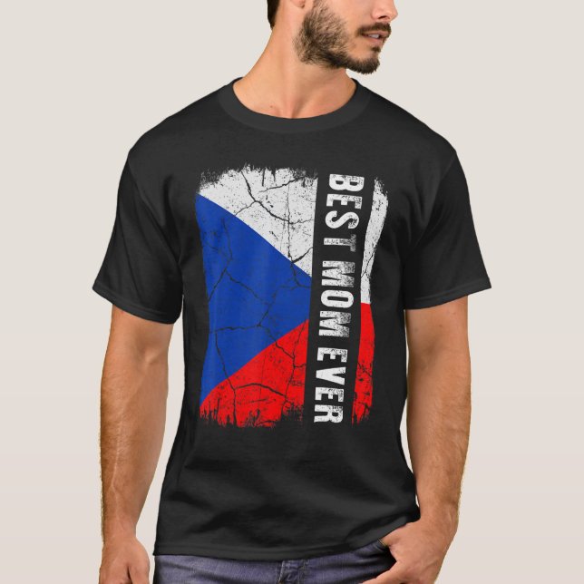 Camiseta Mejor madre checa que nunca la República Checa Ban (Anverso)