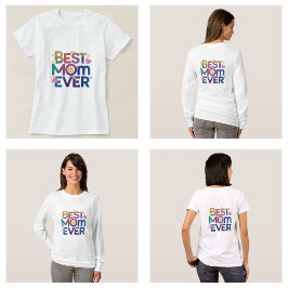 Camiseta Mejor Madre Corazón y Flores