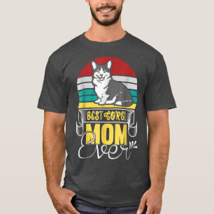 Camiseta Mejor Madre Corgi Perro Amantes Corgi Mujeres Corg