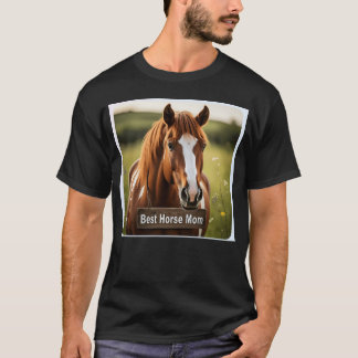 Camiseta Mejor madre de caballo 3 vintage