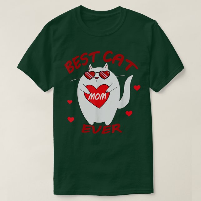 Camiseta Mejor Madre De Gato  (Diseño del anverso)