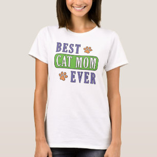 Camiseta Mejor Madre De Gato