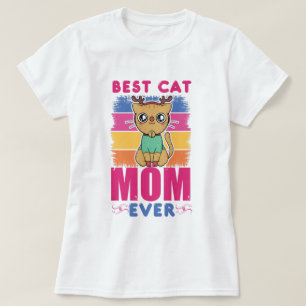 Camiseta Mejor Madre De Gato