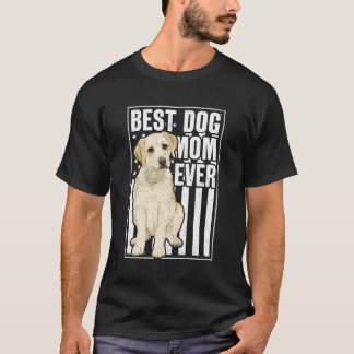 Camiseta Mejor Madre De Perro Jamás Labrador Amarillo Recup