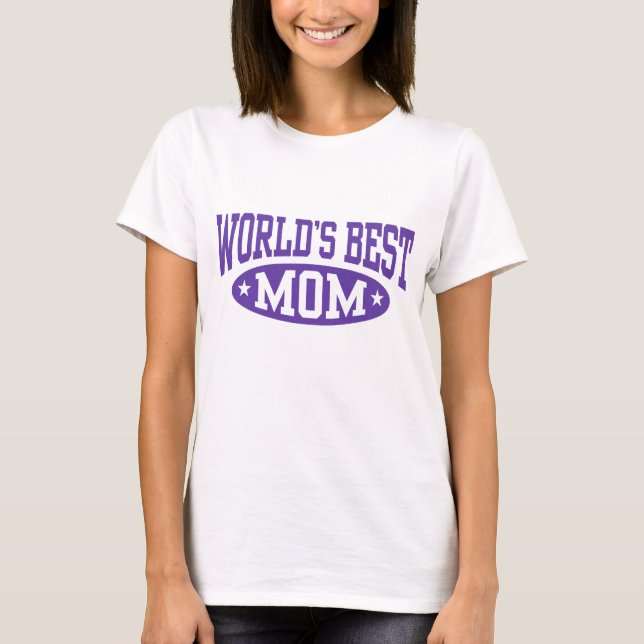 Camiseta Mejor madre del mundo (Anverso)