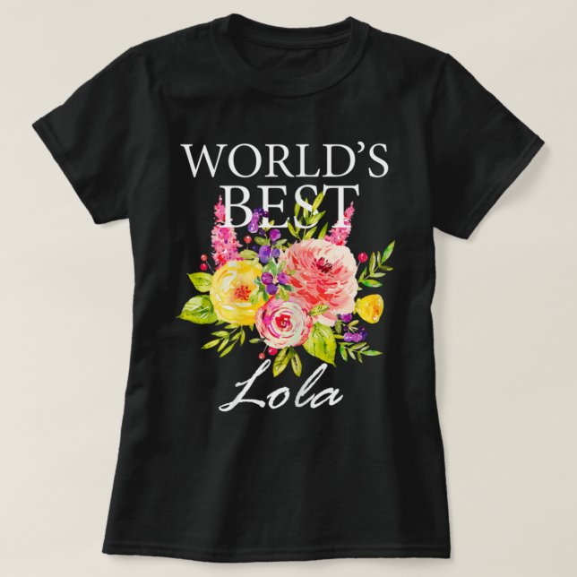 Camiseta Mejor madre filipina Lola del mundo de mujeres (Diseño del anverso)